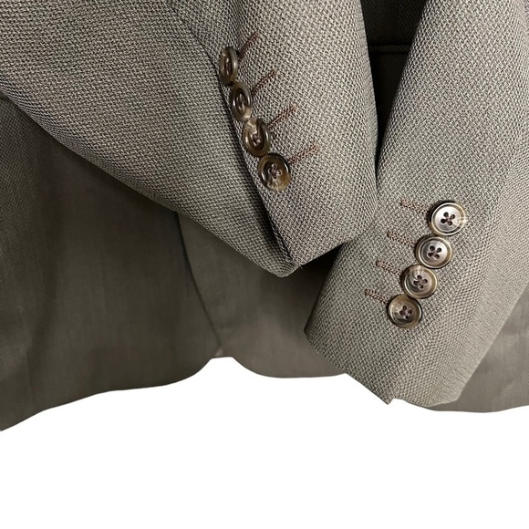 Corneliani 100% wool men’s 3 button gray tailored blazer - Picture 3 of 8